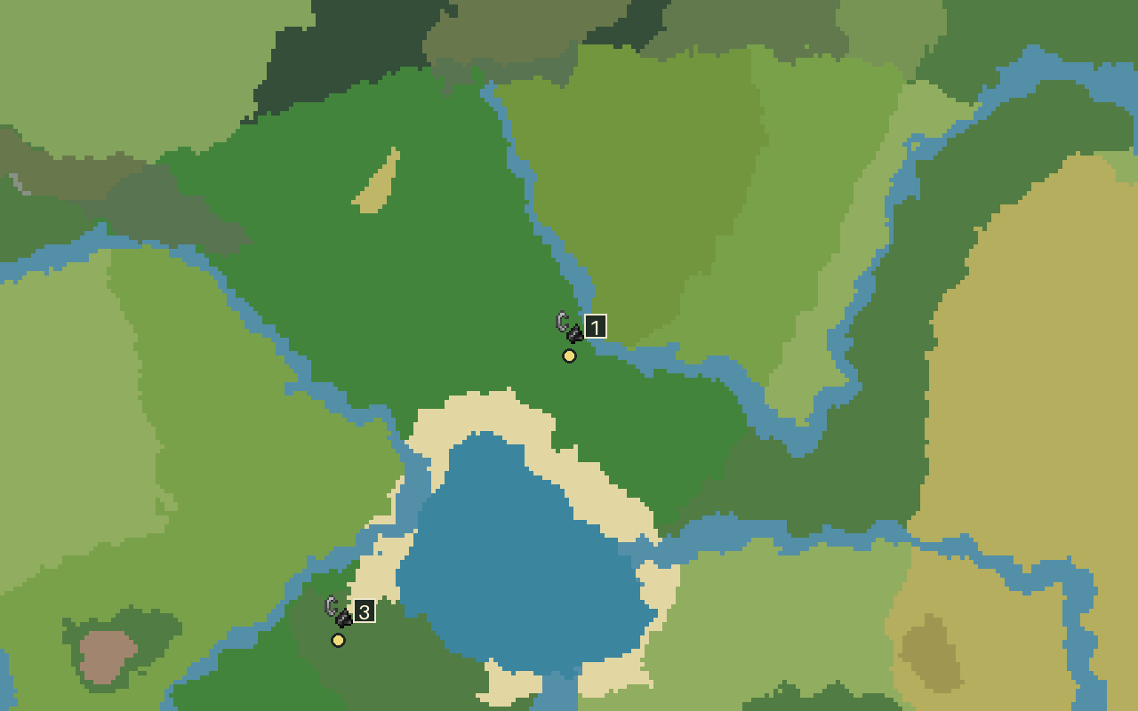 Biome map of seed 15 · X: -288, Z: -256