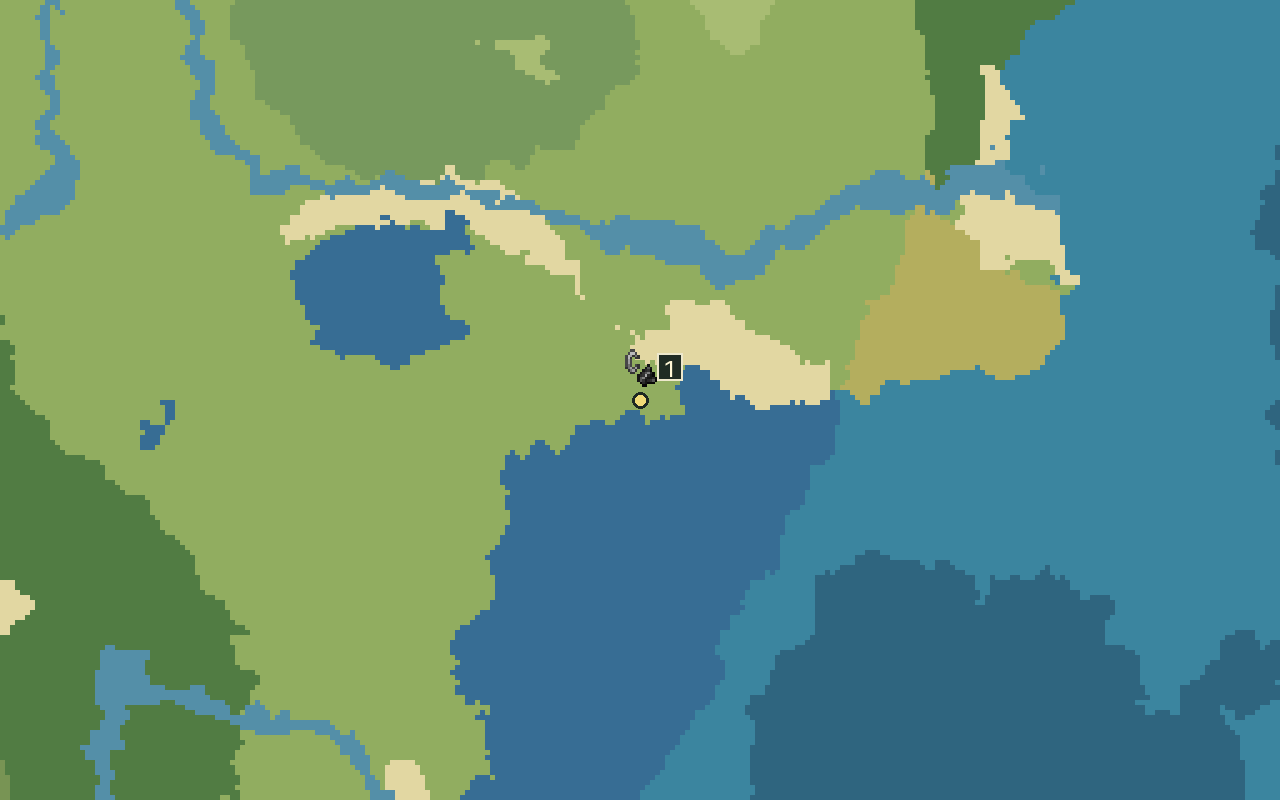 Biome map of seed 12 · X: 304, Z: 64